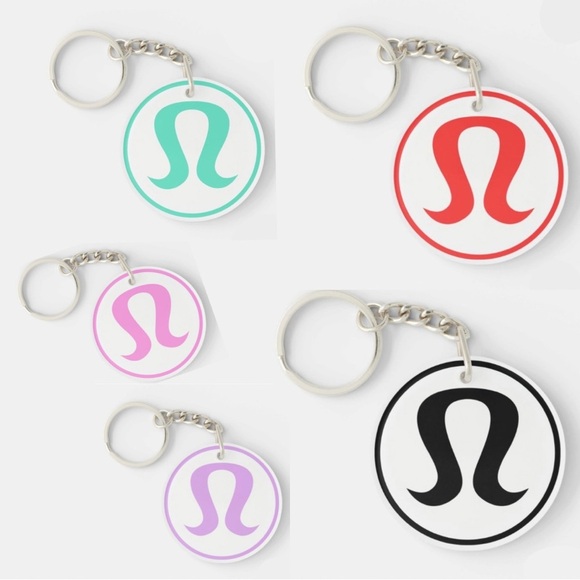 Lululemon Logo-Inspired Resin Keychain – Handmade - Picture 2 of 4